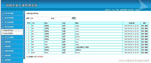JavaWeb基于JSP的珂潤企業(yè)人事管理系統(tǒng)開發(fā) 課程設(shè)計、大作業(yè)與畢業(yè)設(shè)計源碼實踐